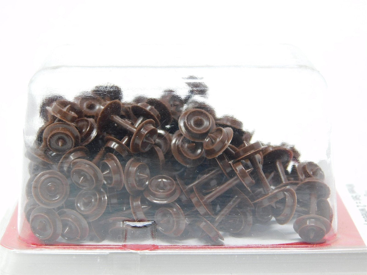 N Scale Micro-Trains MTL 00312012 High Profile 33&quot; Wheel Sets Brown 100 Axles