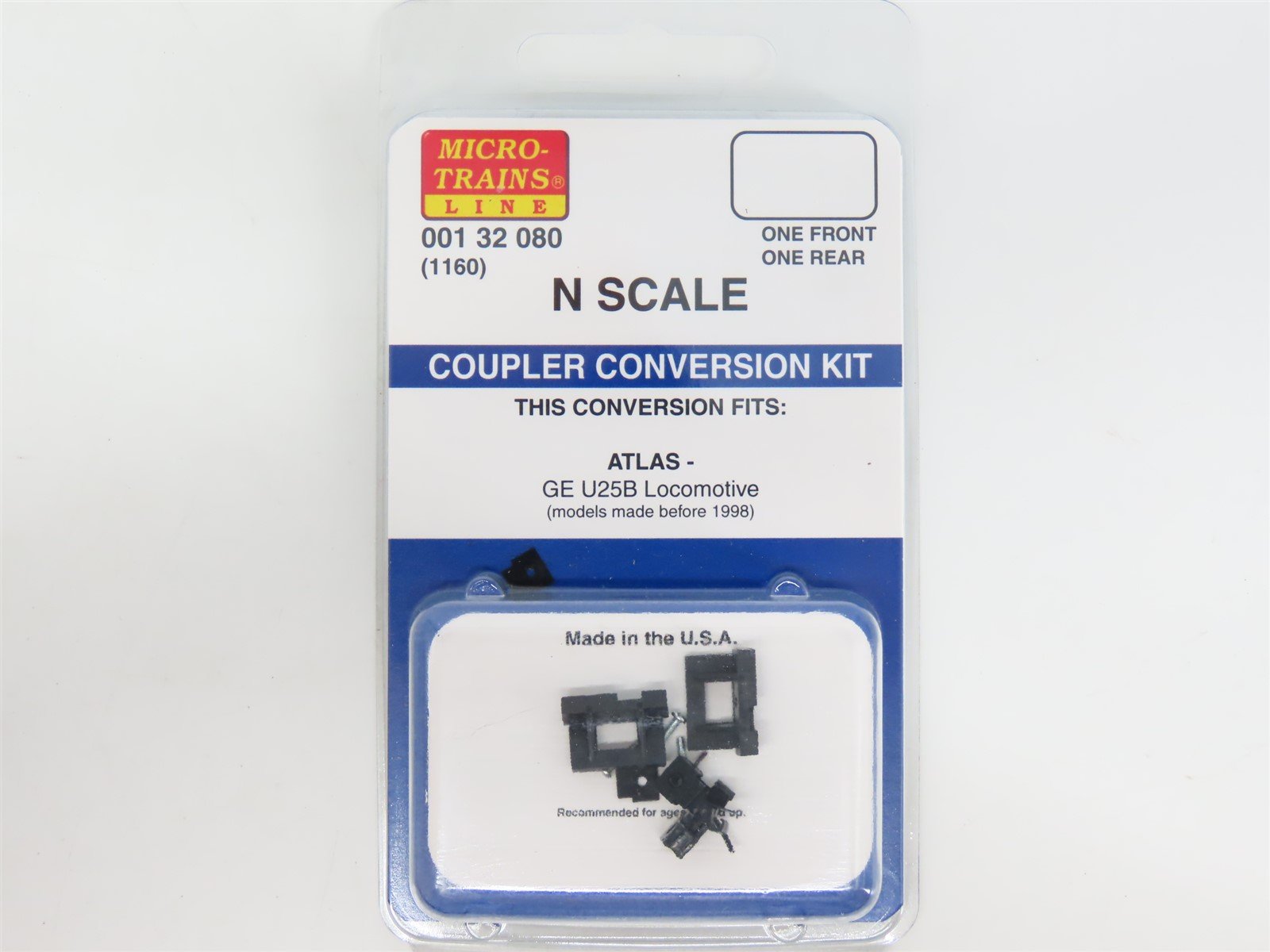 N Scale Micro-Trains MTL 00132080 (1160) Atlas GE U25B Diesel Coupler Conversion