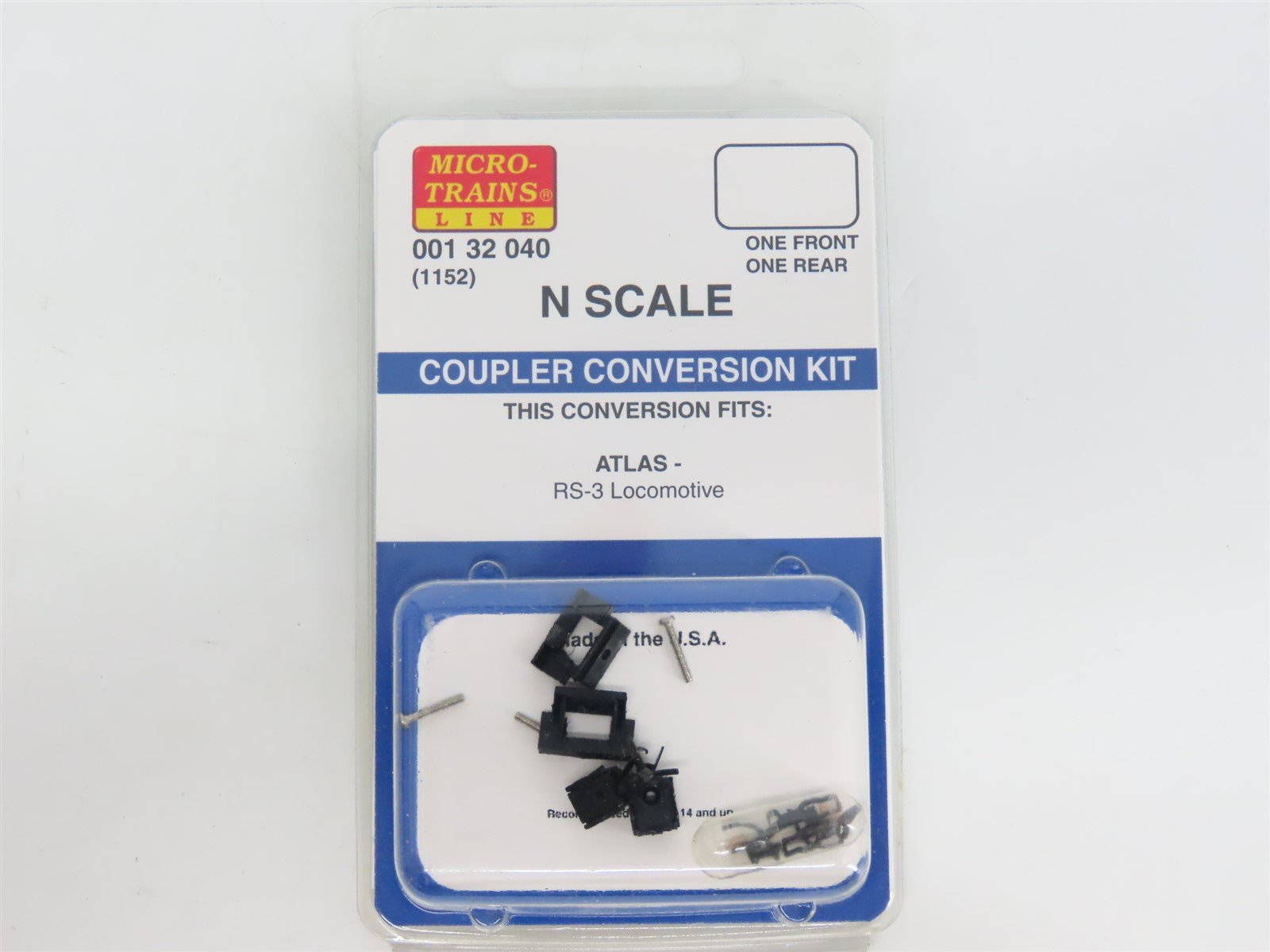 N Scale Micro-Trains MTL 00132040 (1152) Atlas RS-3 Diesel Coupler Conversion