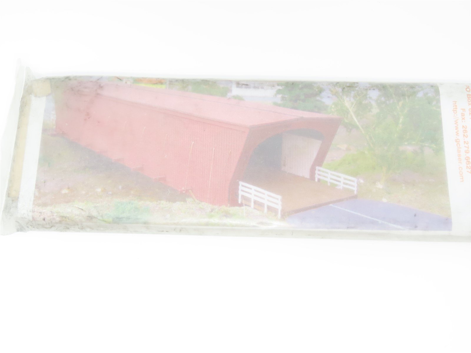 HO 1/87 Scale GCLaser Kit #1318 Covered Bridge - Sealed