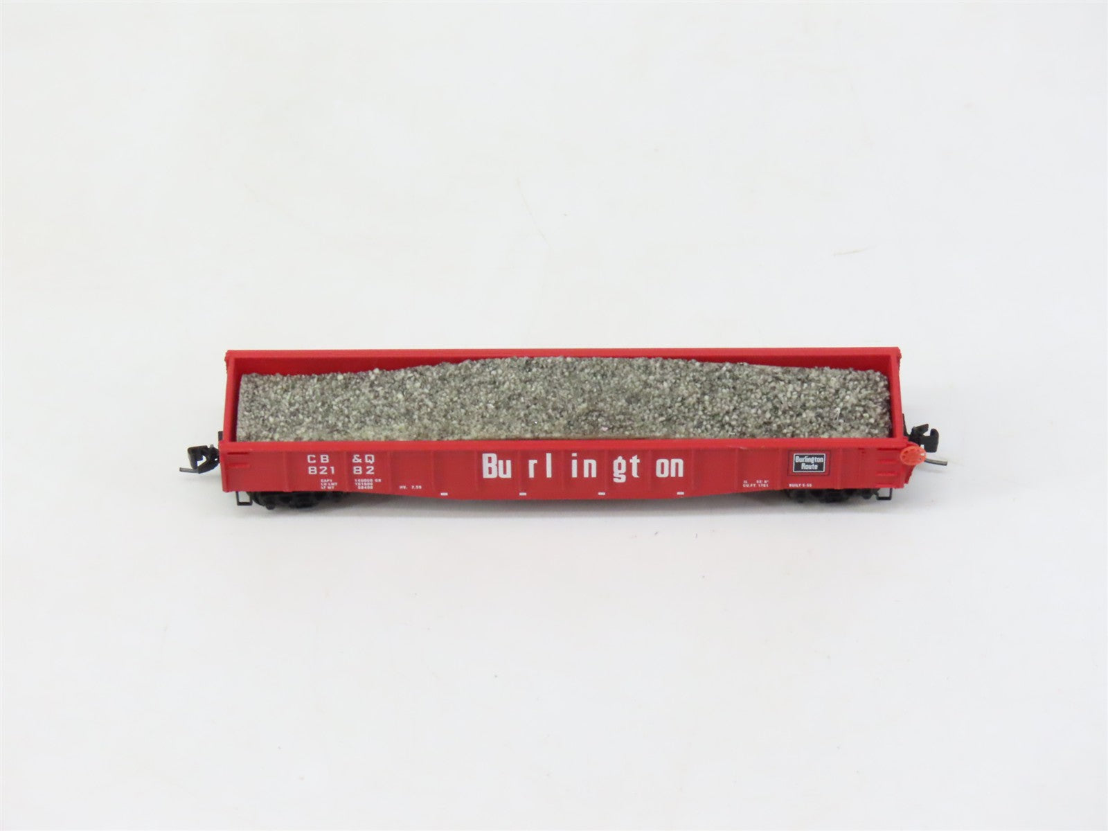 Z Scale Micro-Trains MTL 52200162 CB&Q Burlington Route 50' Gondola #82182