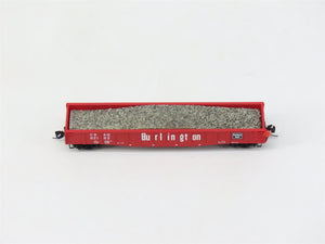 Z Scale Micro-Trains MTL 52200162 CB&Q Burlington Route 50' Gondola #82182