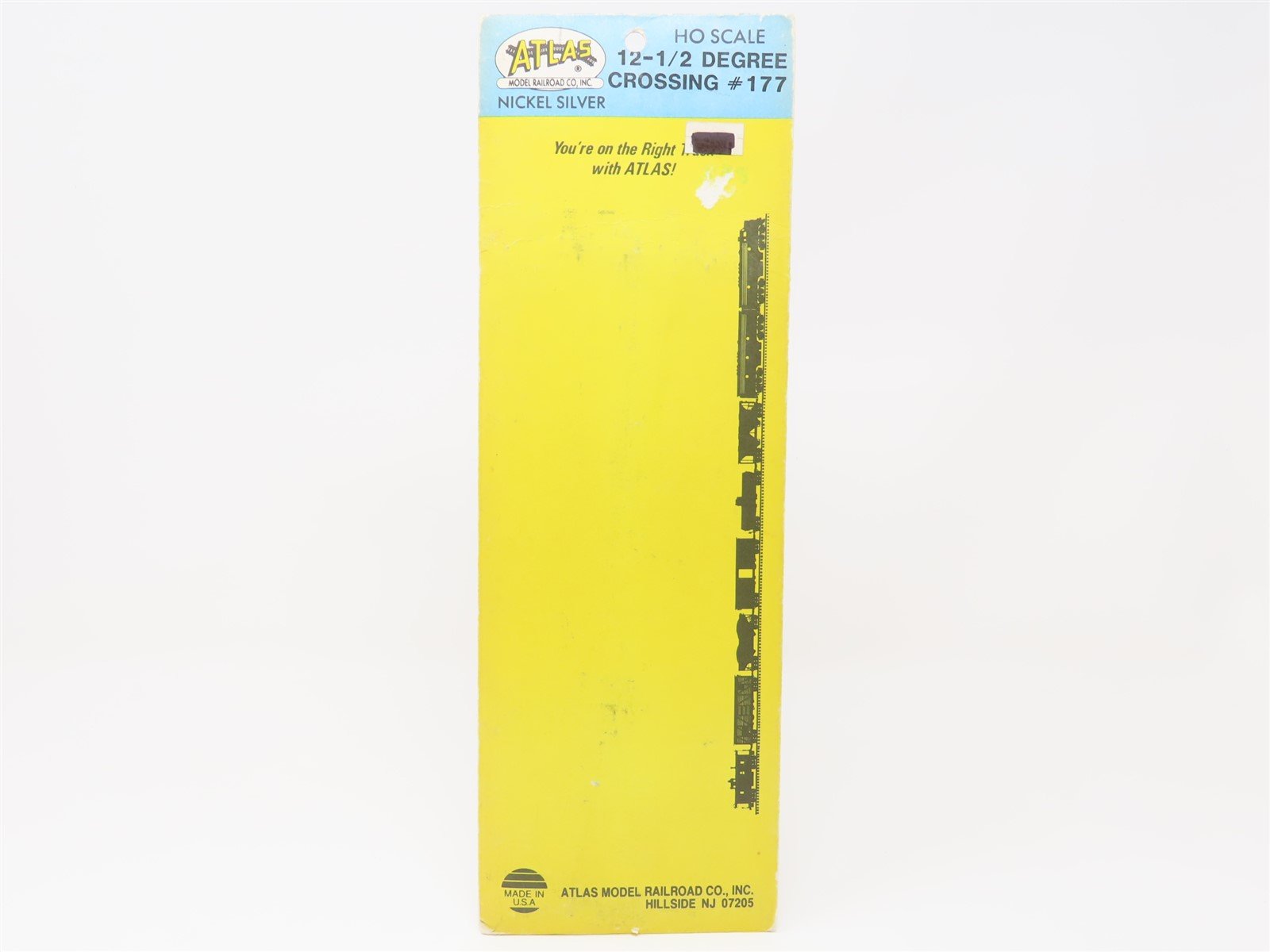 HO Scale Atlas #177 12-1/2 Degree Crossing Track