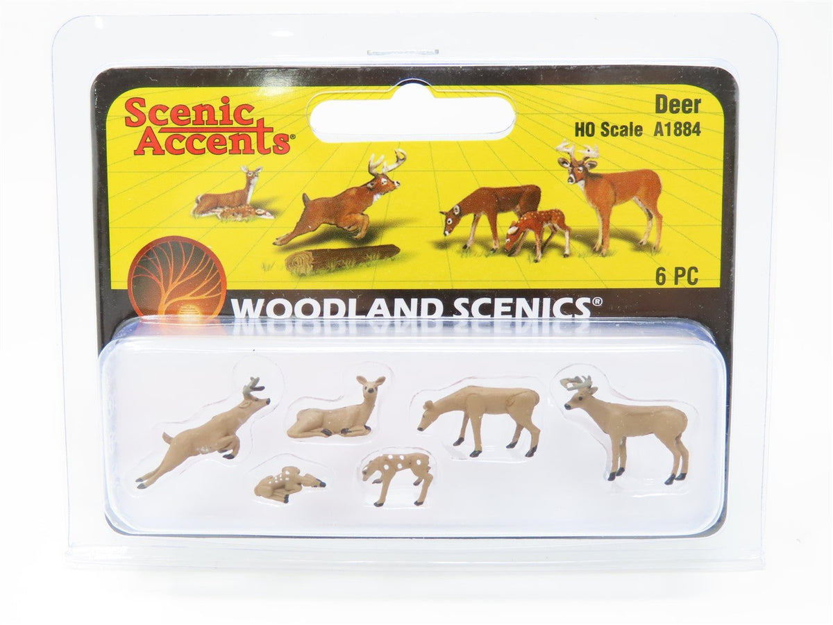 HO 1:87 Scale Woodland Scenics A1884 Deer Animal Scenery Details Buck Doe &amp; Fawn