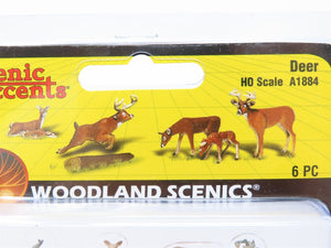 HO 1:87 Scale Woodland Scenics A1884 Deer Animal Scenery Details Buck Doe & Fawn
