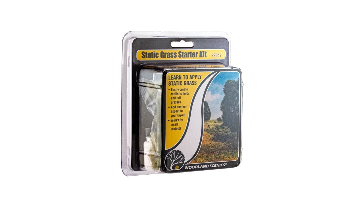 HO Scenery Woodland Scenics FS647 Static Grass Starter Kit - Field System