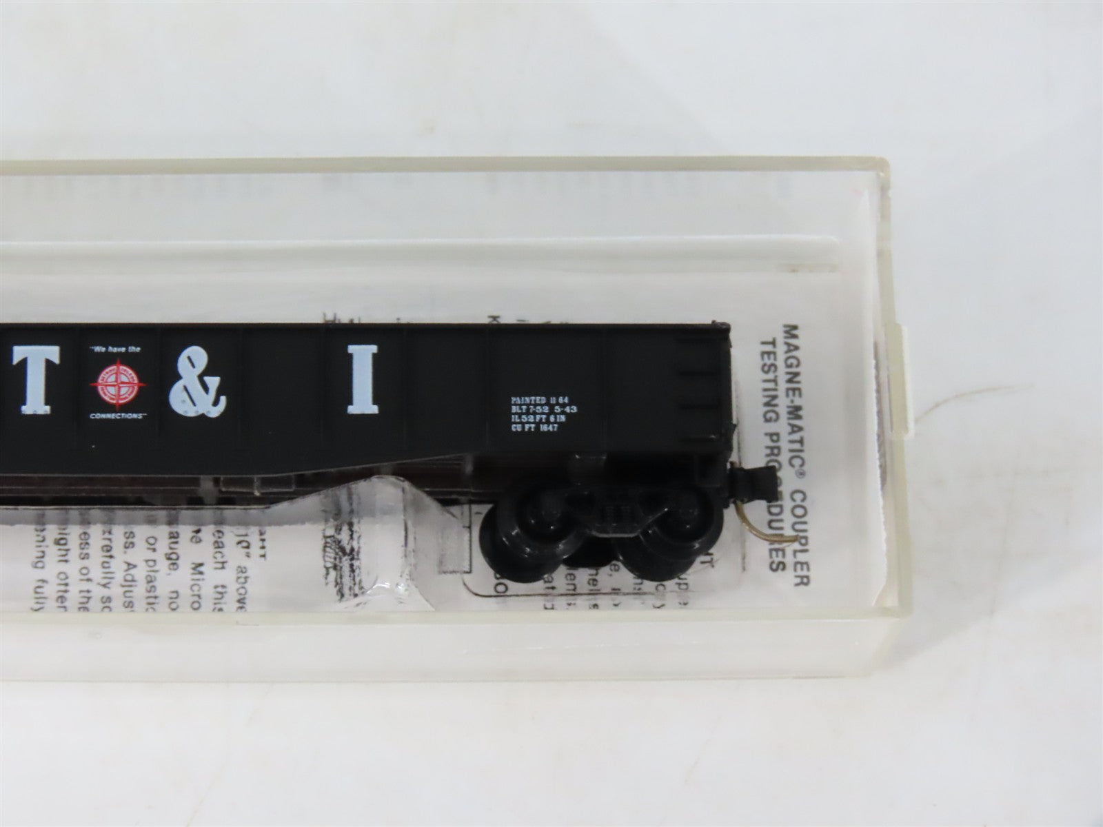 N Scale Micro-Trains MTL 46140 DTI Detroit, Toledo, & Ironton 50' Gondola #9148
