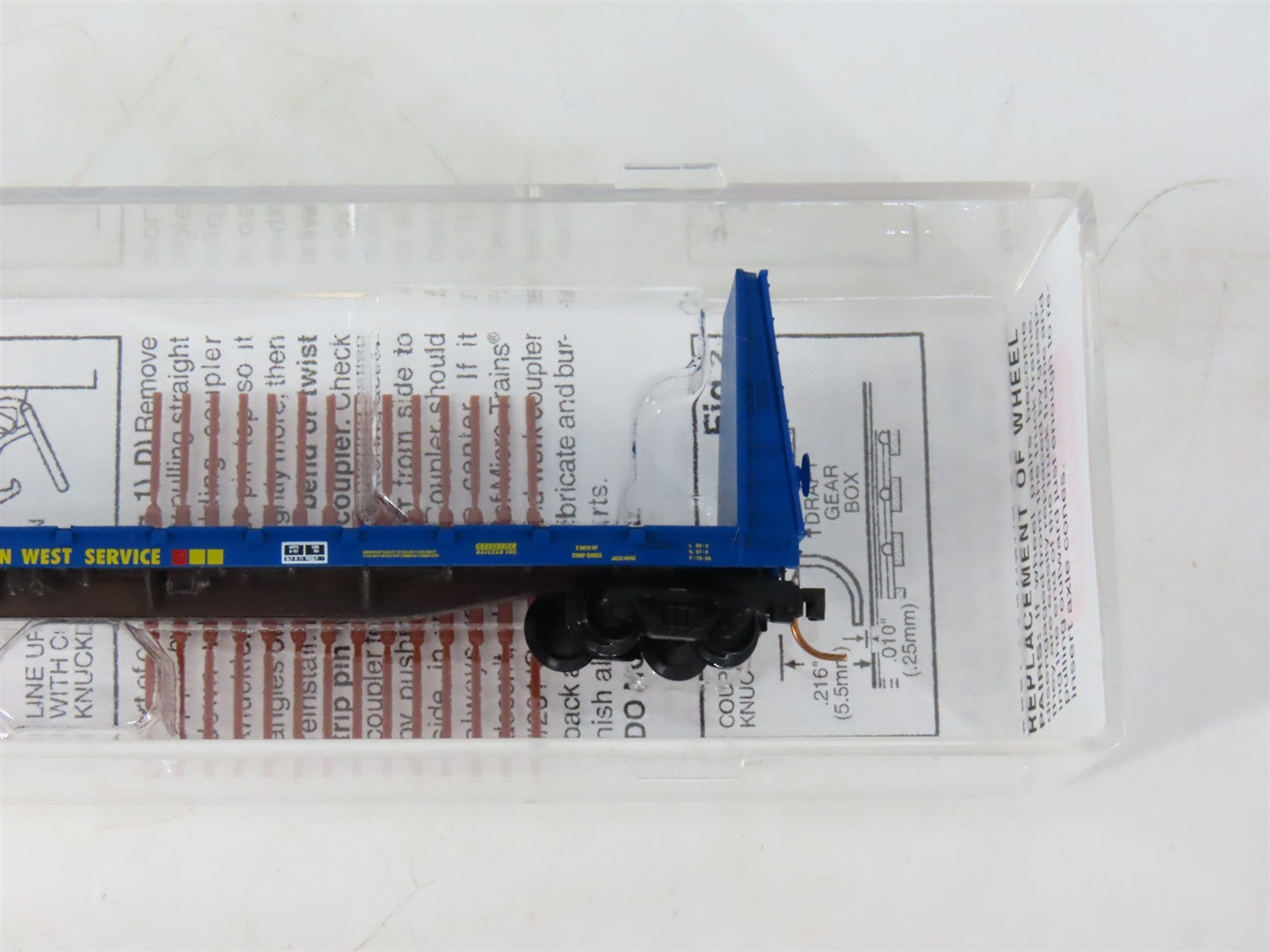 N Micro-Trains MTL 54080 GVSR Golden West Service-Galveston Flatcar #459003