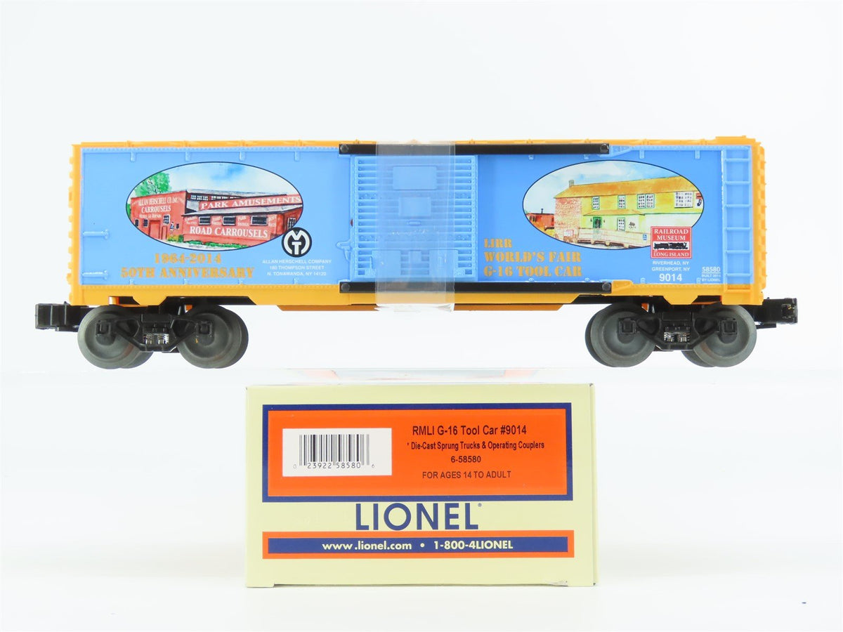 O Gauge 3-Rail Lionel 6-58580 Railroad Museum 50th Anniversary Tool Car #9014