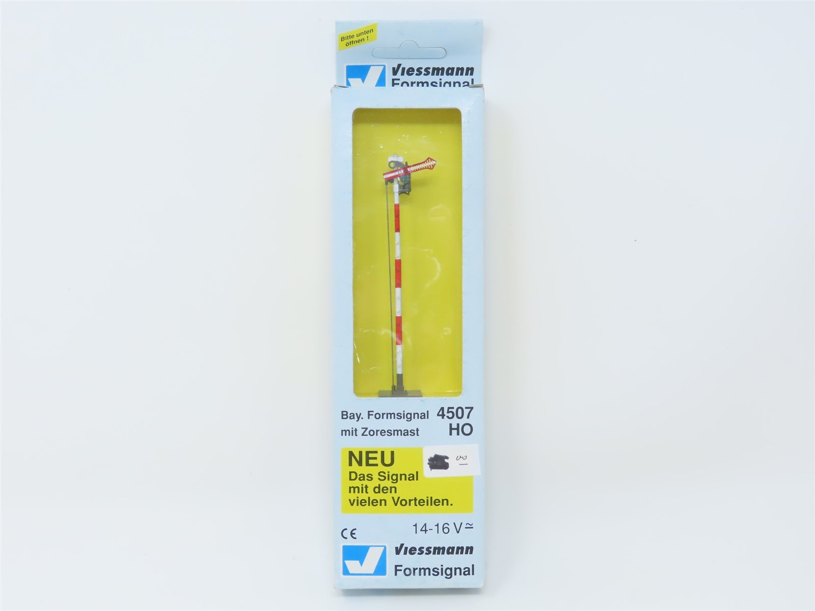 HO Scale Viessmann 4507 Single Arm Formsignal Bavarian Style Signal
