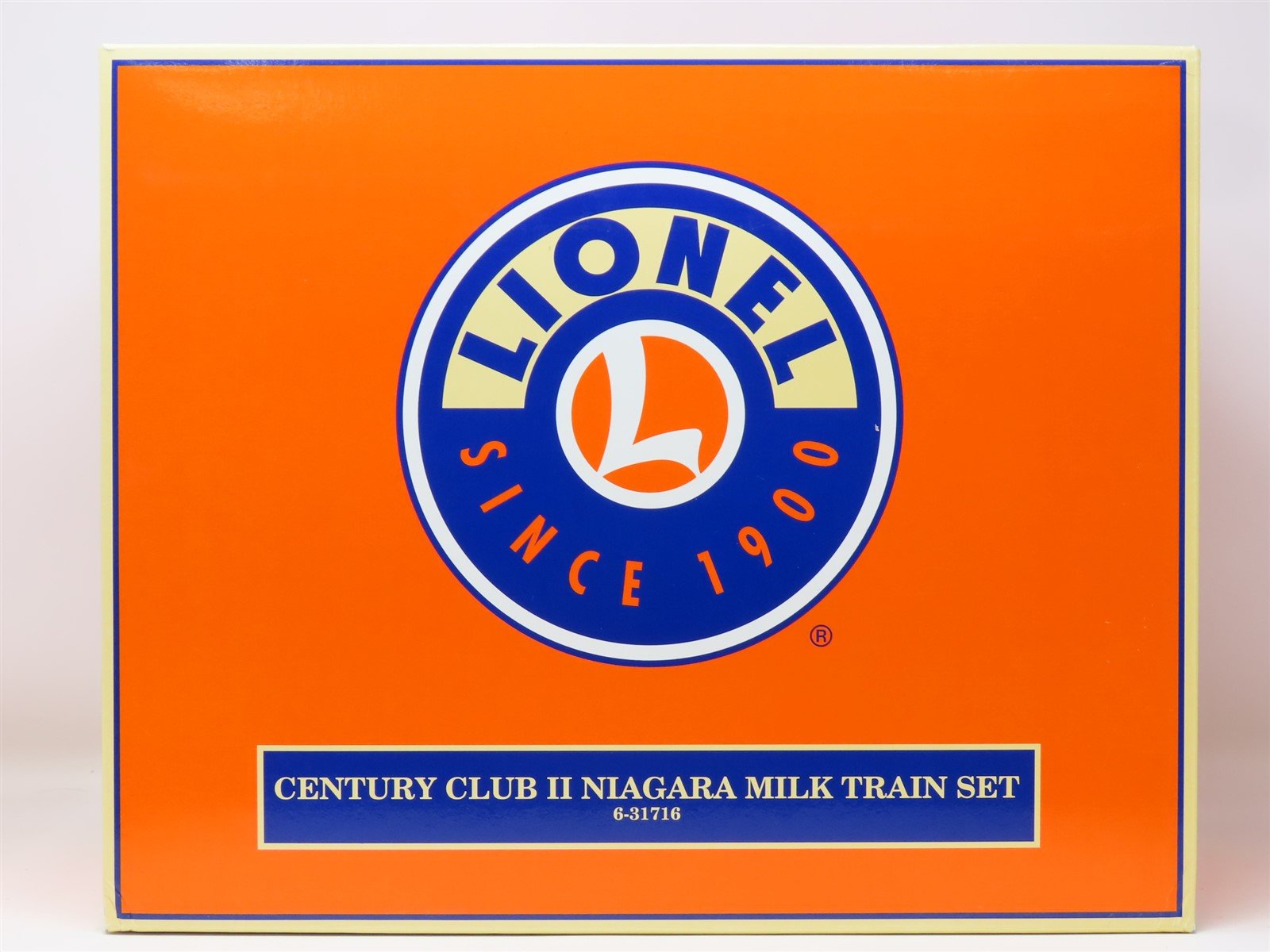 O Gauge 3-Rail Lionel 6-31716 Century Club II Niagara Milk Car Train Set 6-Pack
