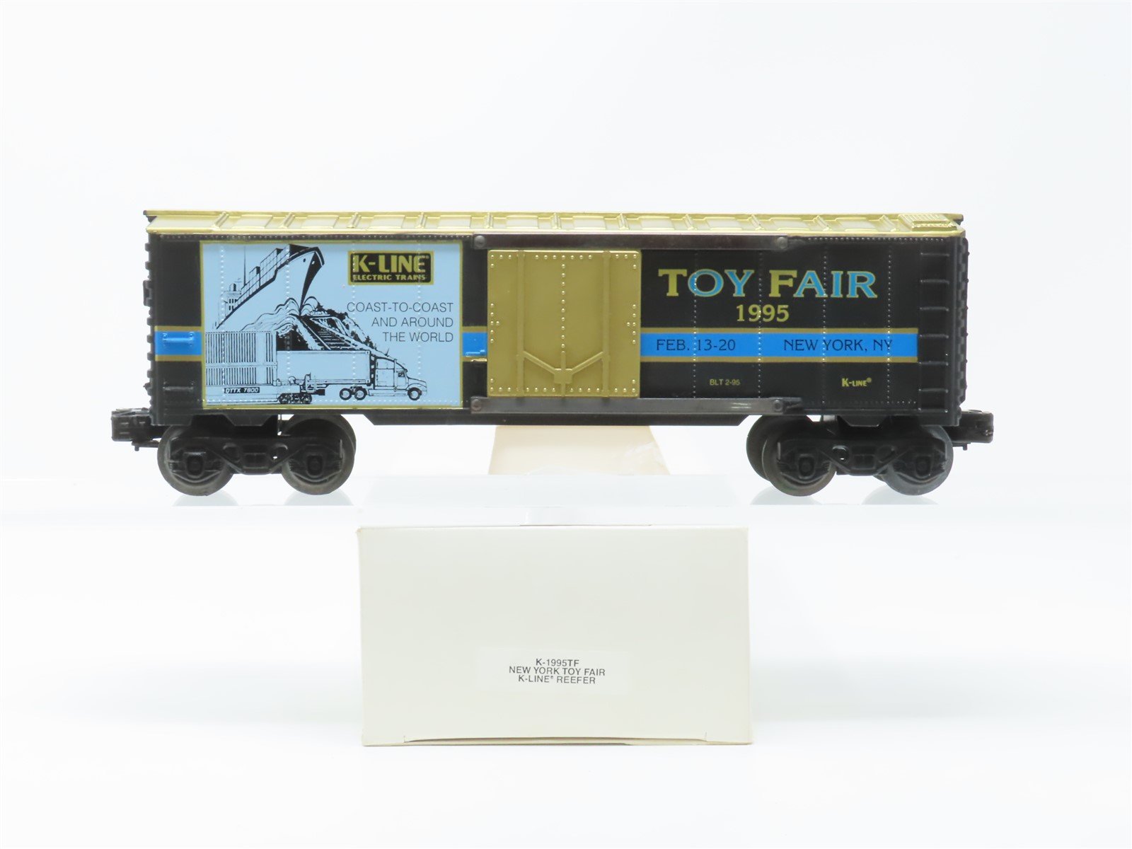 O Gauge 3-Rail K-Line K-1995TF Toy Fair New York Reefer #1995