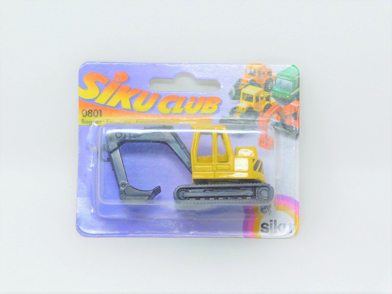 Siku 0801 Die-Cast Excavator / Digger Replica Model - Sealed