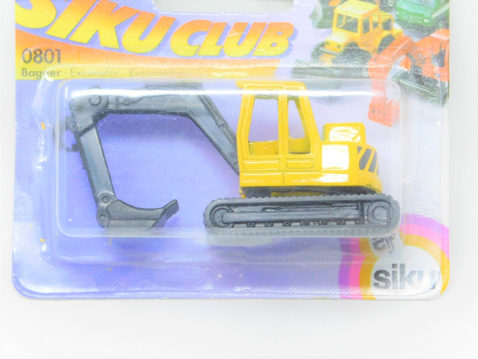 Siku 0801 Die-Cast Excavator / Digger Replica Model - Sealed