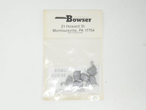 HO 1/87 Scale Bowser 675-000568 Die-Cast 6 Geese Figures SEALED