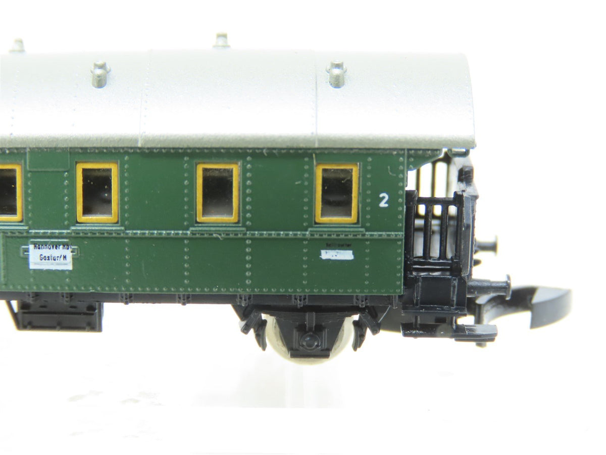 Z Scale Marklin 8750 DB &quot;Thunder Box&quot; 2nd Class Coach Passenger 85219 - Era III