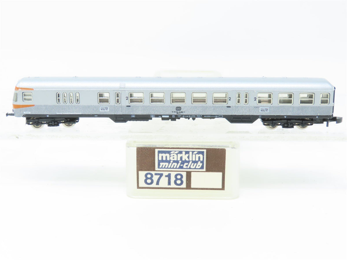 Z Scale Marklin Mini-Club 8718 DB German Rail Commuter Car w/ Engineer&#39;s Cab