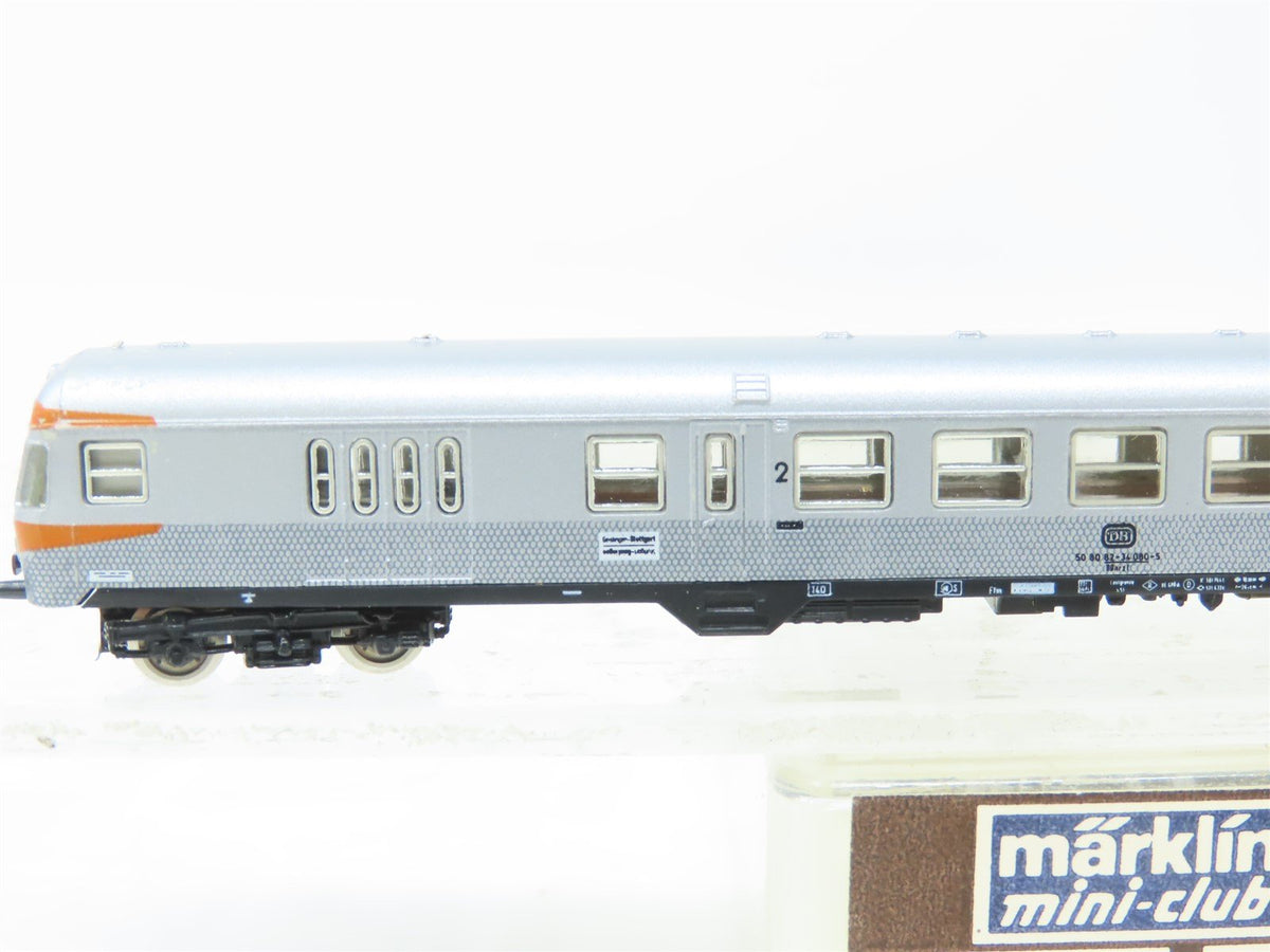 Z Scale Marklin Mini-Club 8718 DB German Rail Commuter Car w/ Engineer&#39;s Cab