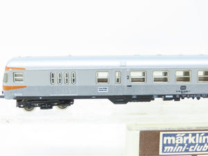 Z Scale Marklin Mini-Club 8718 DB German Rail Commuter Car w/ Engineer's Cab