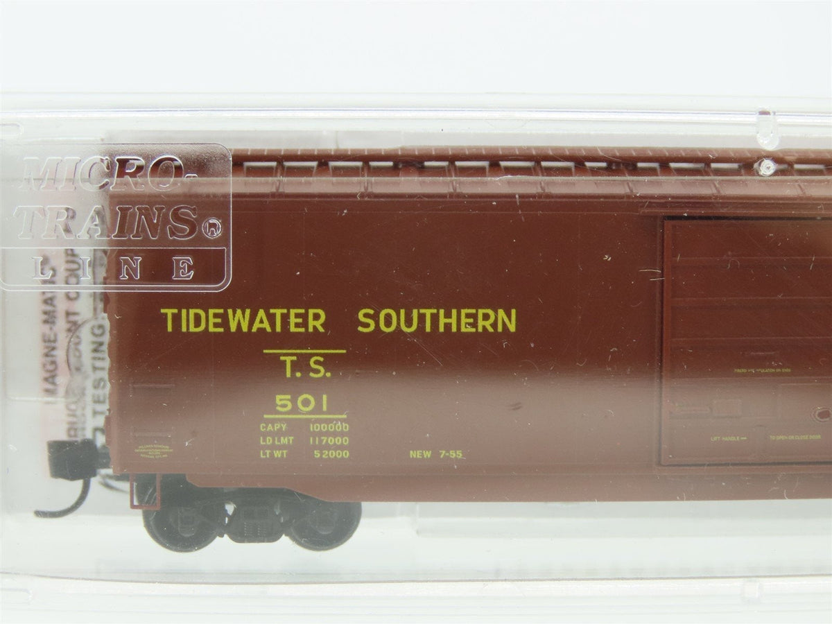 N Micro-Trains MTL 03100570 TS Tidewater Southern 50&#39; Single Door Box Car #501