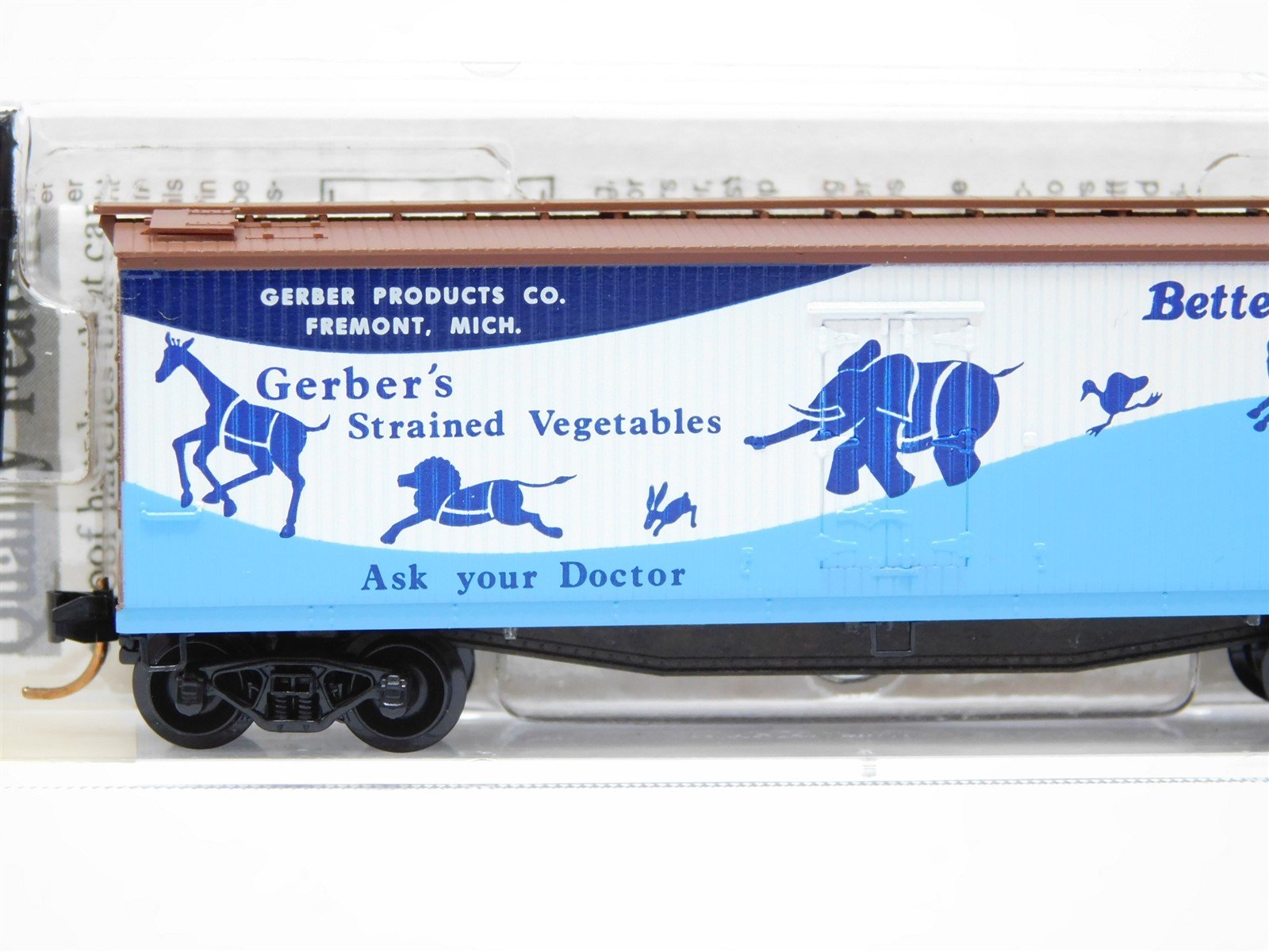 N Scale Micro-Trains MTL 49330 GSVX Gerber's Strained Vegetables 40' Reefer 1001