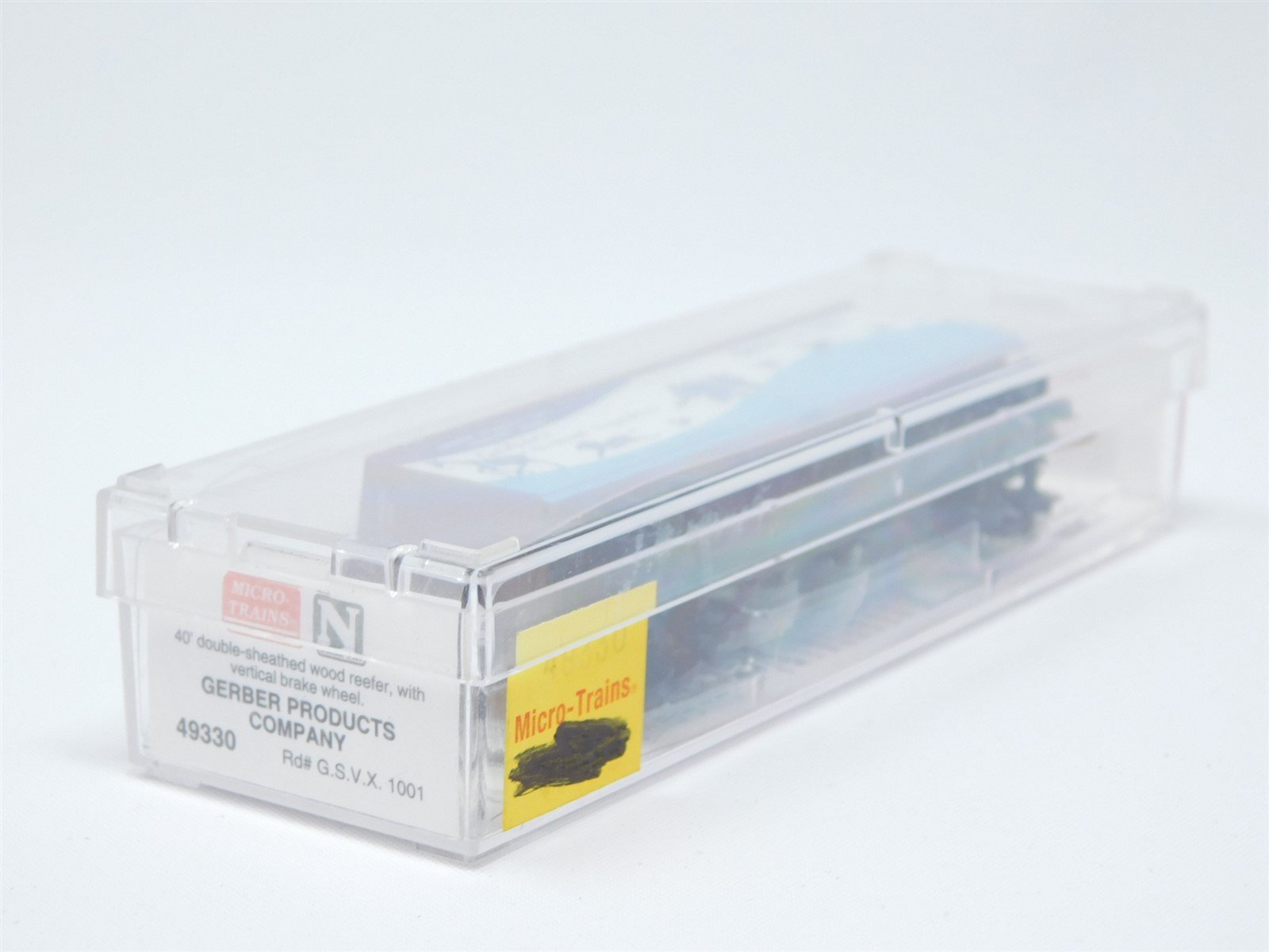 N Scale Micro-Trains MTL 49330 GSVX Gerber's Strained Vegetables 40' Reefer 1001