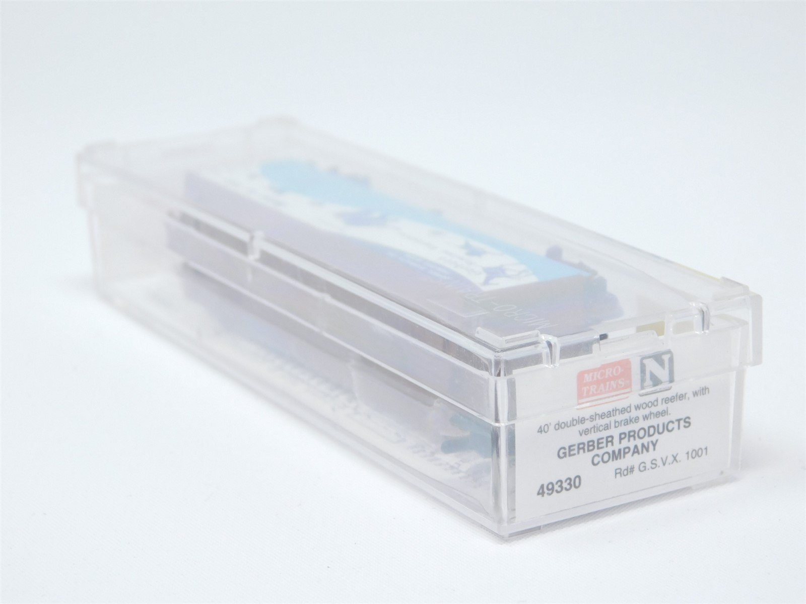 N Scale Micro-Trains MTL 49330 GSVX Gerber's Strained Vegetables 40' Reefer 1001