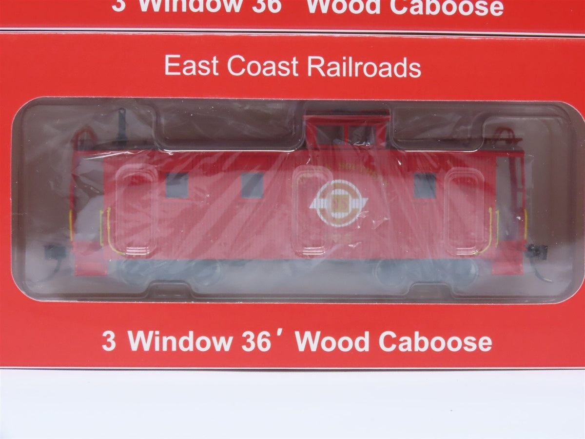 HO East Coast Railroads ECRR-56/58 NS Norfolk Southern 36&#39; Wood Caboose Set