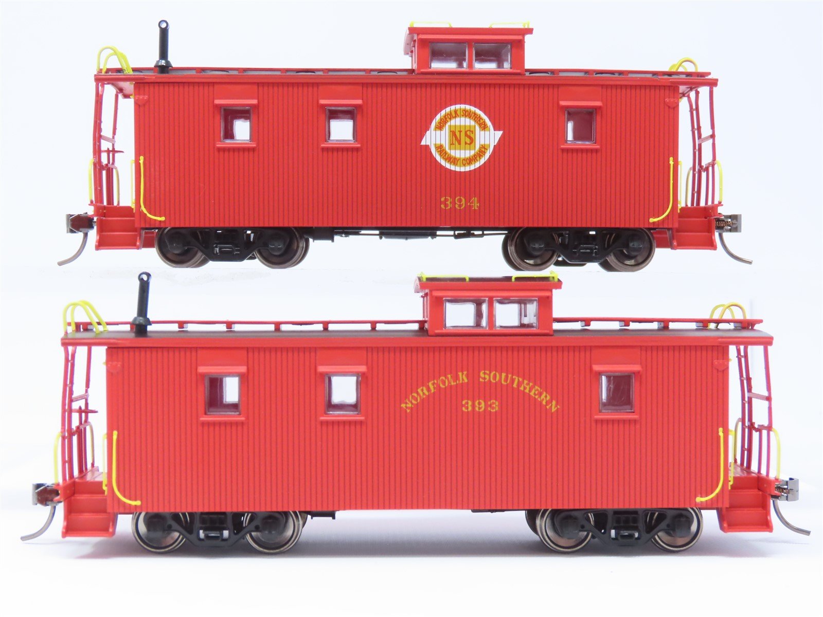 HO East Coast Railroads ECRR-57/59 NS Norfolk Southern 36' Wood Caboose Set