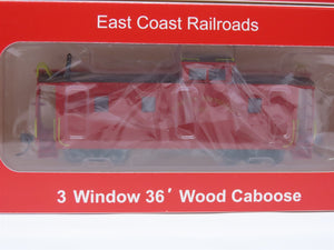 HO East Coast Railroads ECRR-57/59 NS Norfolk Southern 36' Wood Caboose Set