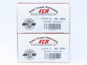 HO East Coast Railroads ECRR-57/59 NS Norfolk Southern 36' Wood Caboose Set