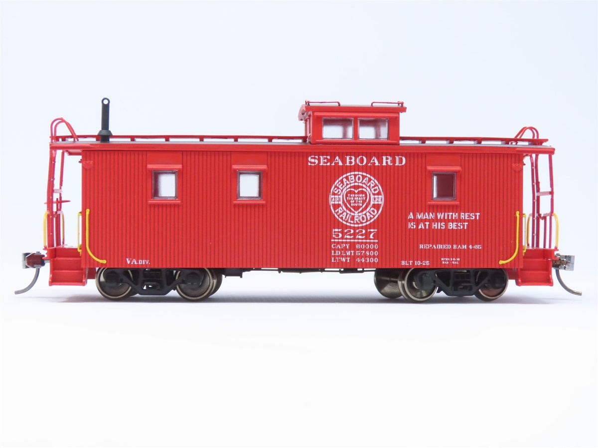 HO East Coast Railroads ECRR-61/62 SAL Seaboard Air Line 36&#39; Wood Caboose Set