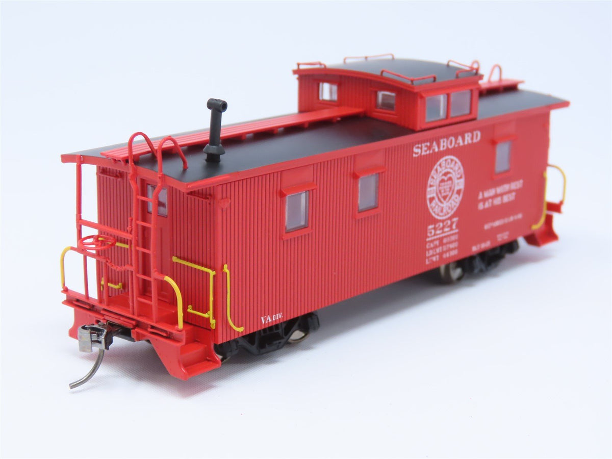 HO East Coast Railroads ECRR-61/62 SAL Seaboard Air Line 36&#39; Wood Caboose Set