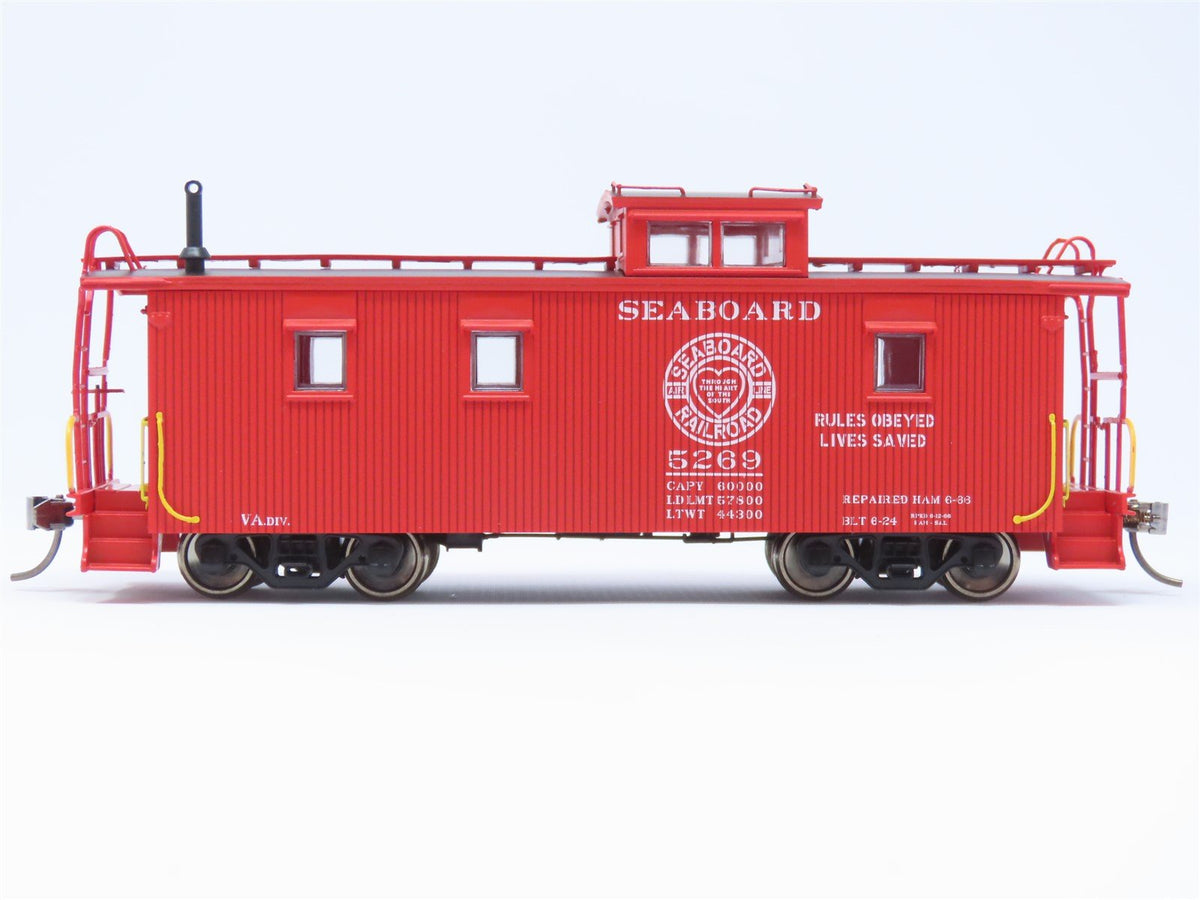 HO East Coast Railroads ECRR-61/62 SAL Seaboard Air Line 36&#39; Wood Caboose Set