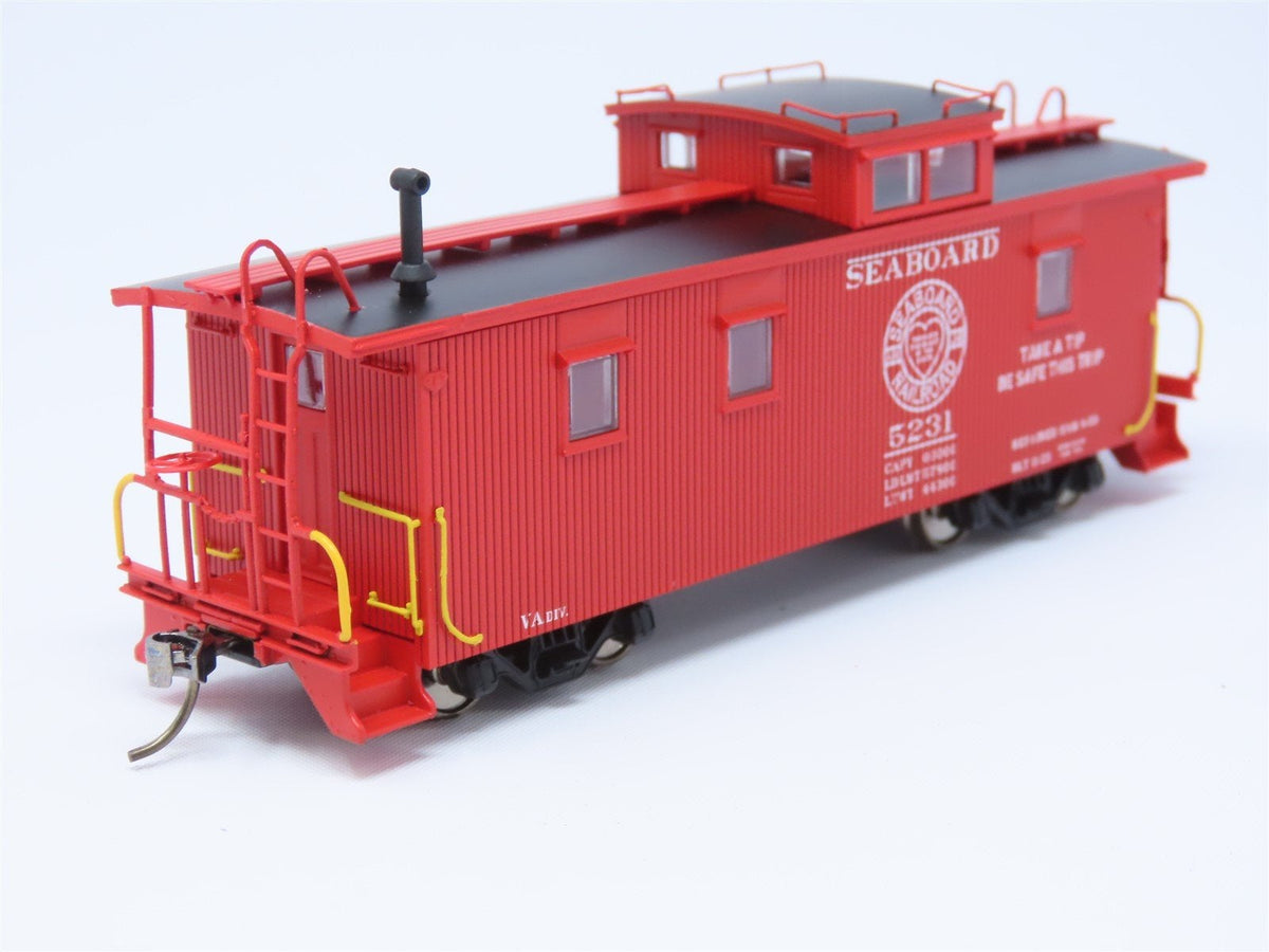 HO East Coast Railroads ECRR-63/64 SAL Seaboard Air Line 36&#39; Wood Caboose Set