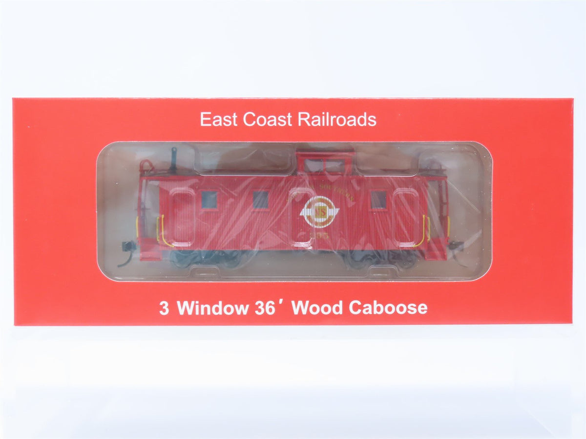 HO Scale East Coast Railroads ECRR-58 NS Norfolk Southern 36&#39; Wood Caboose #395