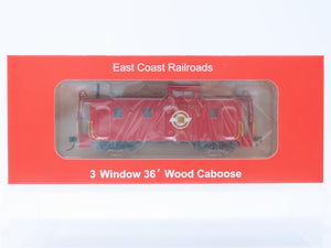 HO Scale East Coast Railroads ECRR-58 NS Norfolk Southern 36' Wood Caboose #395