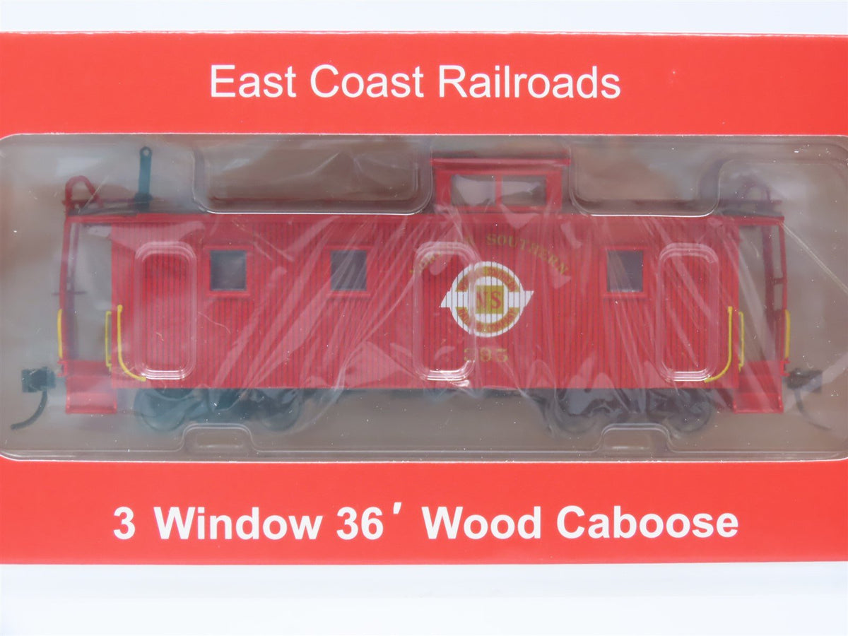 HO Scale East Coast Railroads ECRR-58 NS Norfolk Southern 36&#39; Wood Caboose #395