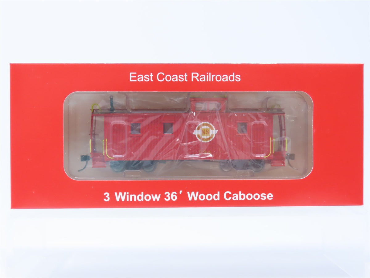 HO Scale East Coast Railroads ECRR-59 NS Norfolk Southern 36&#39; Wood Caboose #394