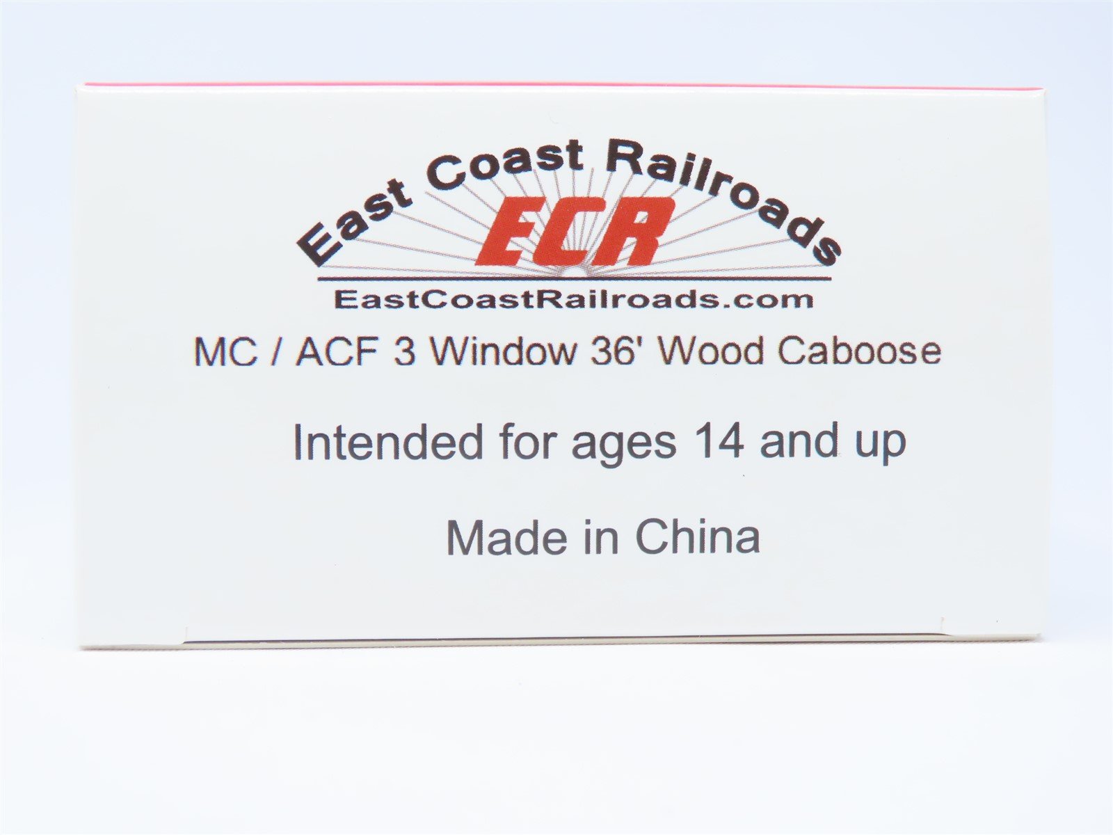 HO ECR East Coast Railroads ECRR-63 SAL Seaboard Air Line 36' Wood Caboose #5231