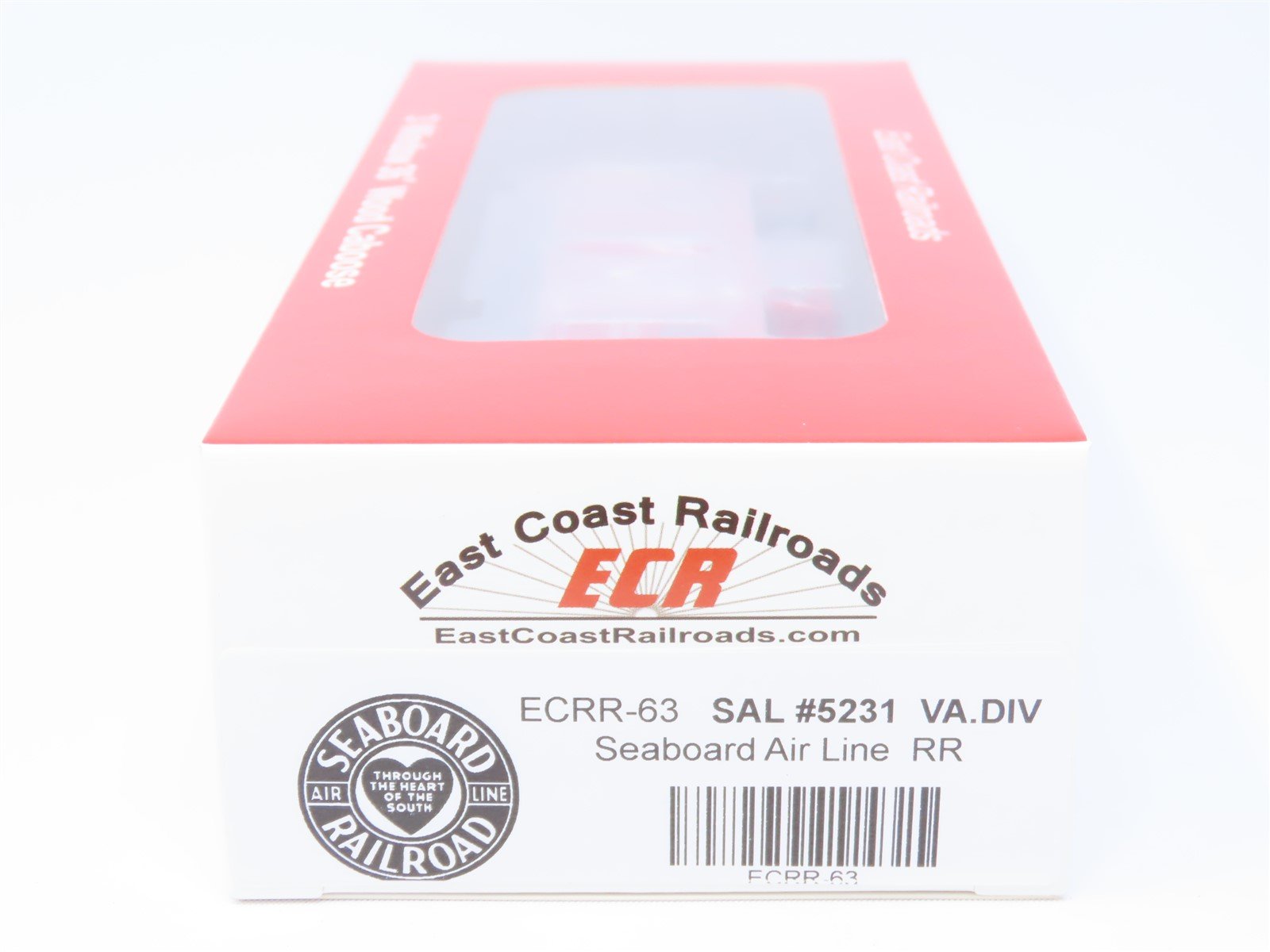 HO ECR East Coast Railroads ECRR-63 SAL Seaboard Air Line 36' Wood Caboose #5231