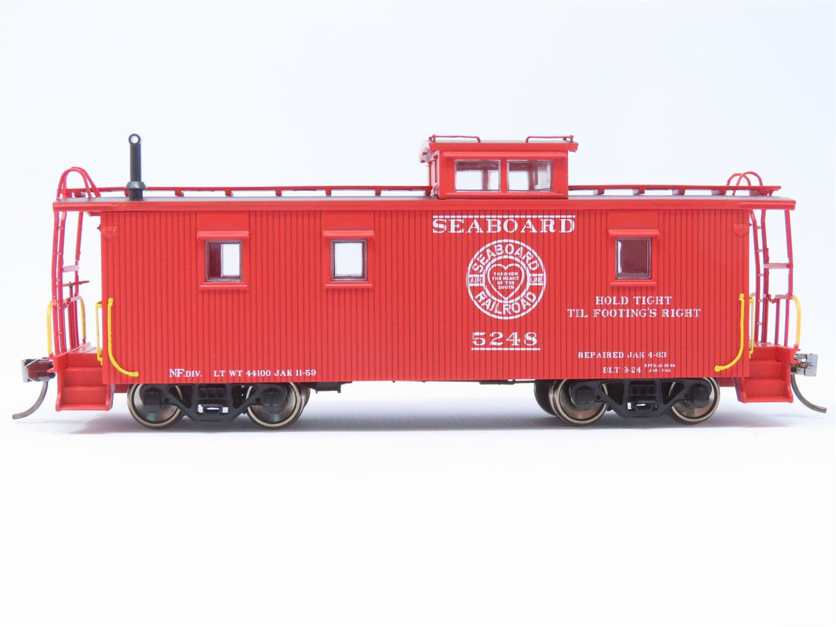 HO ECR East Coast Railroads ECRR-65 SAL Seaboard Air Line 36&#39; Wood Caboose #5248