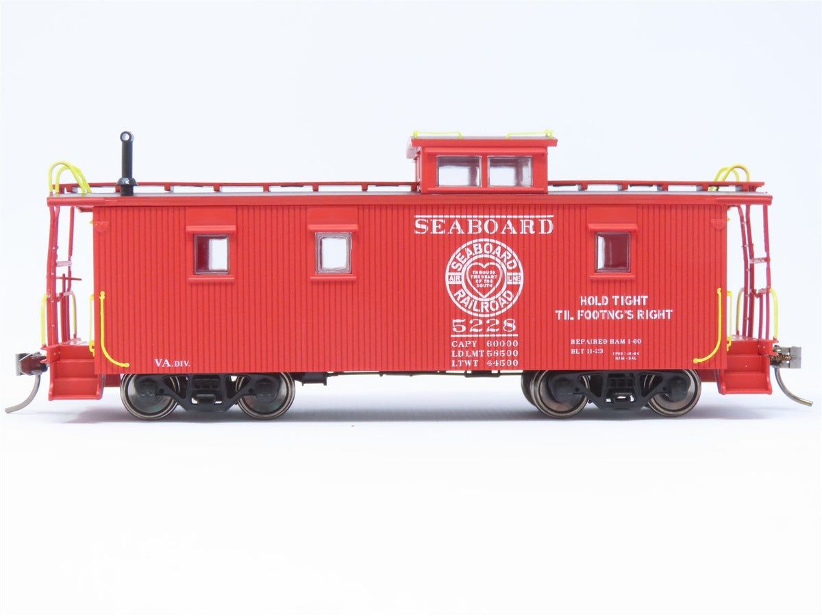 HO ECR East Coast Railroads ECRR-67 SAL Seaboard Air Line 36&#39; Wood Caboose #5228