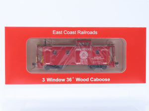 HO ECR East Coast Railroads ECRR-67 SAL Seaboard Air Line 36' Wood Caboose #5228