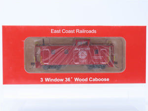 HO ECR East Coast Railroads ECRR-68 SAL Seaboard Air Line 36' Wood Caboose #5256