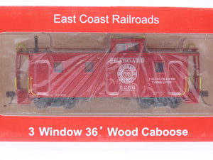 HO ECR East Coast Railroads ECRR-68 SAL Seaboard Air Line 36' Wood Caboose #5256