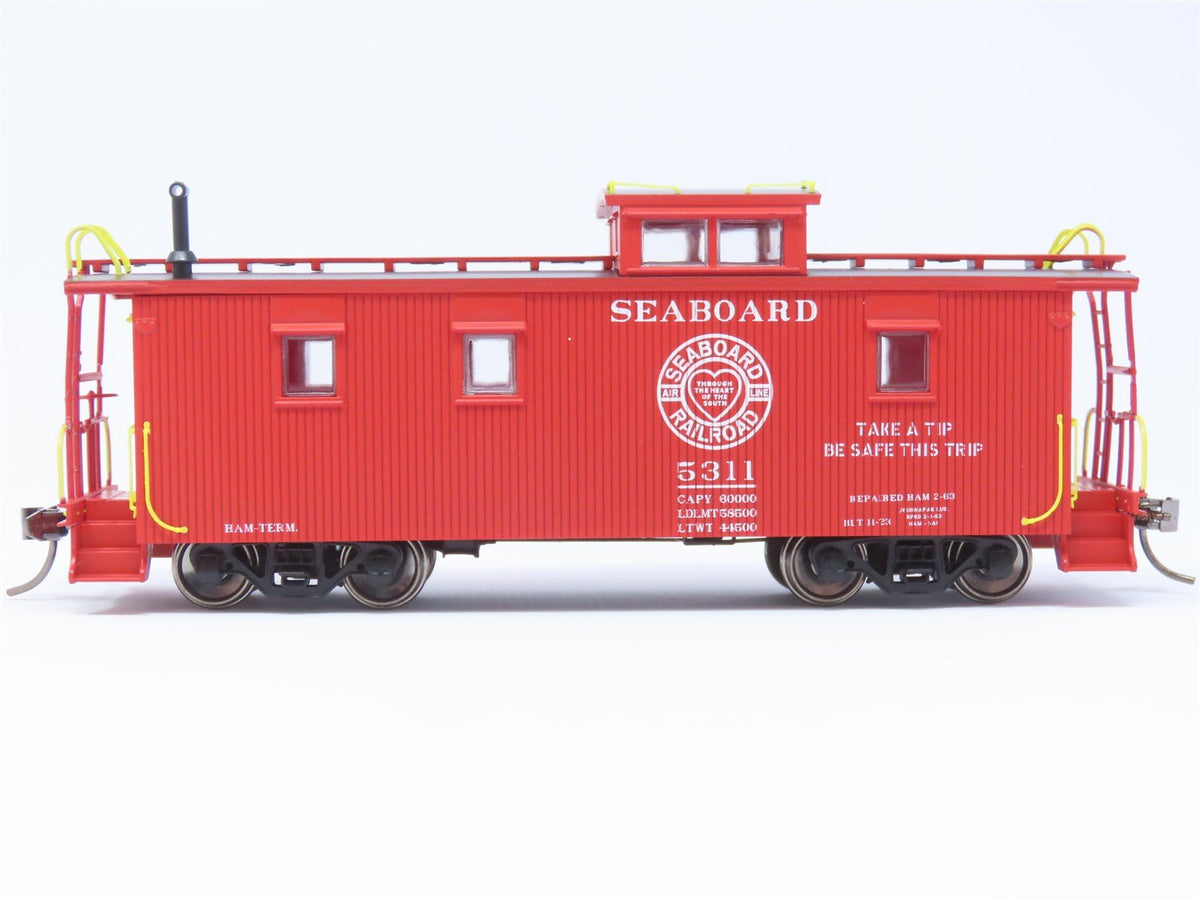 HO ECR East Coast Railroads ECRR-69 SAL Seaboard Air Line 36&#39; Wood Caboose #5311