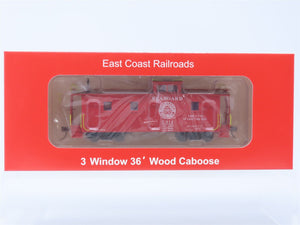 HO ECR East Coast Railroads ECRR-69 SAL Seaboard Air Line 36' Wood Caboose #5311