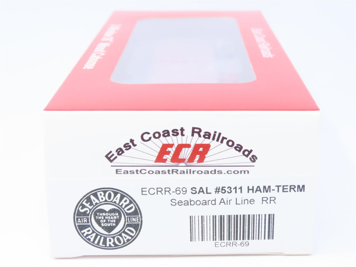 HO ECR East Coast Railroads ECRR-69 SAL Seaboard Air Line 36&#39; Wood Caboose #5311