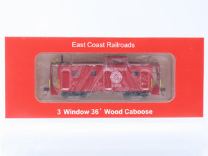 HO ECR East Coast Railroads ECRR-70 SAL Seaboard Air Line 36' Wood Caboose #5260